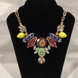 J. Crew Multicolor Statement Necklace